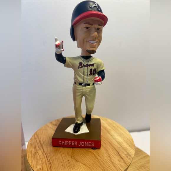 CHIPPER JONES  Bobble Head Atlanta Braves SGA 2012 MLB Baseball Coca-Cola - Picture 7 of 8